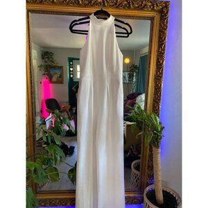 Vince Camuto White Sleeveless Wide Leg Jumpsuit Size 2